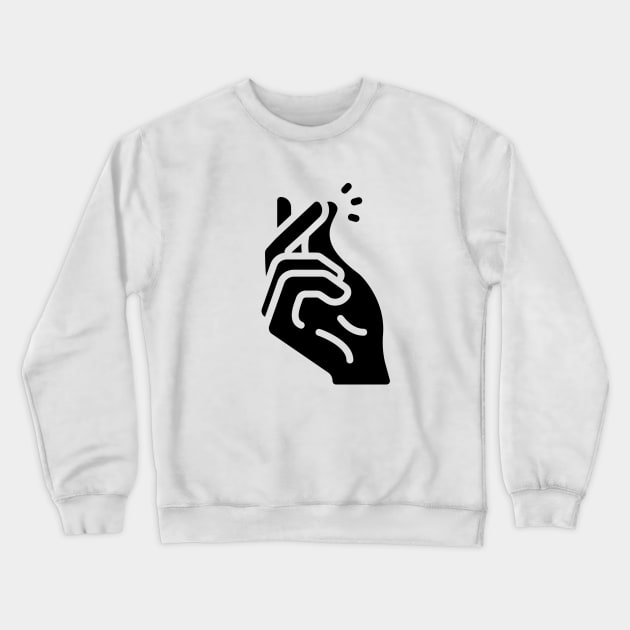 finger snap Crewneck Sweatshirt by Kidrock96